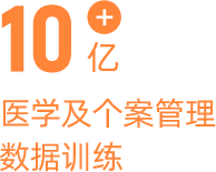 10亿+ 医学及个案管理数据训练